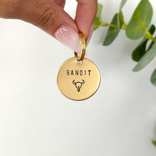 Bull Skull Tag