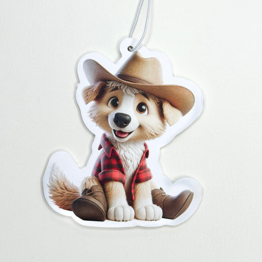 Border Collie Air Freshener